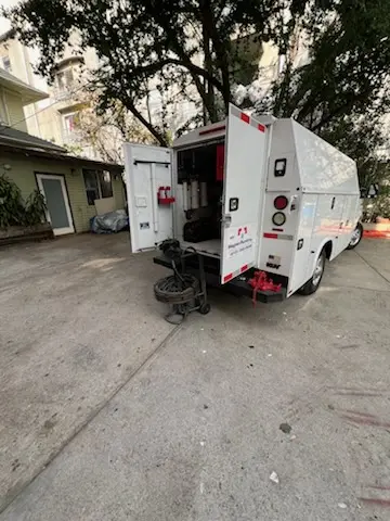 Magnet Plumbing service vehicle on-site for Water Heater Repair in Deleon Springs